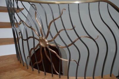 Decorative Metal Railing #512